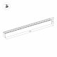 Трековый магнитный светильник Arlight MAG-LASER-45-L480-18W Warm3000 (BK, 15 deg, 24V, DALI) 046548