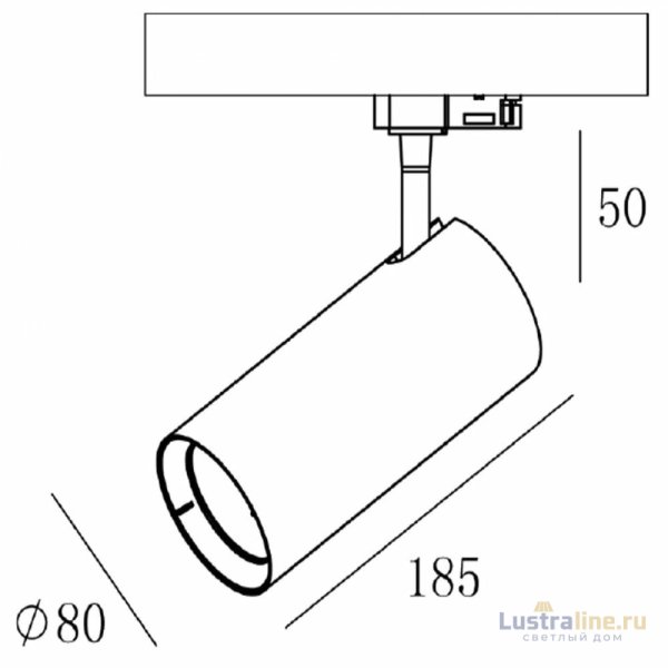Трековый трехфазный светильник Deko-Light Horus 707103 Трековый трехфазный светильник Deko-Light Horus 707103
