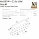 Трековый однофазный светильник AM Group AM533 WH-220V-18W SMART