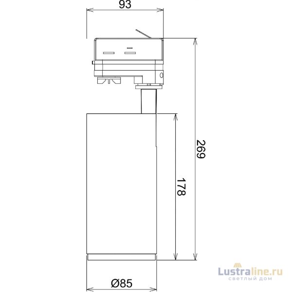 Трековый трехфазный светильник Deko-Light Lucea 707119 Трековый трехфазный светильник Deko-Light Lucea 707119