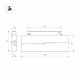 Трековый магнитный светильник Arlight MAG-ORIENT-DOTS-FOLD-S230-12W Warm3000 (BK, 30 deg, 48V, DALI) 041905