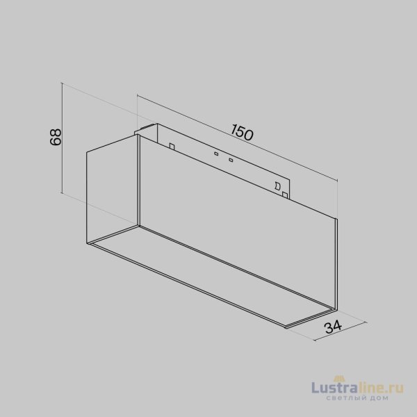 Трековый светильник Maytoni Technical BASIS TR012-2-7W3K-W Трековый светильник Maytoni Technical BASIS TR012-2-7W3K-W