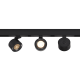 Трековый магнитный светильник iLedex Vision 4822-010-D82-12W-38DG-4000K BK (WALL WASHER)