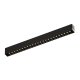 Трековый однофазный светильник Denkirs Simple Grill DK8202-BK