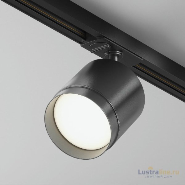 Трековый однофазный светильник Maytoni Polar TR088-1-GX53-B