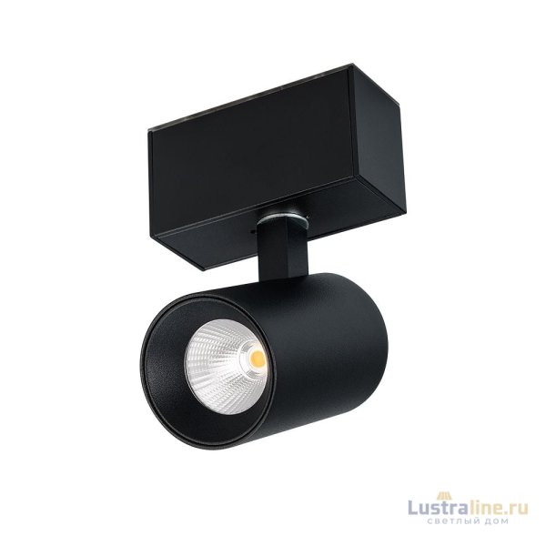 Трековый магнитный светильник Arlight MAG-SPOT-45-R85-7W Warm3000 (BK, 24 deg, 24V, DALI) 046588
