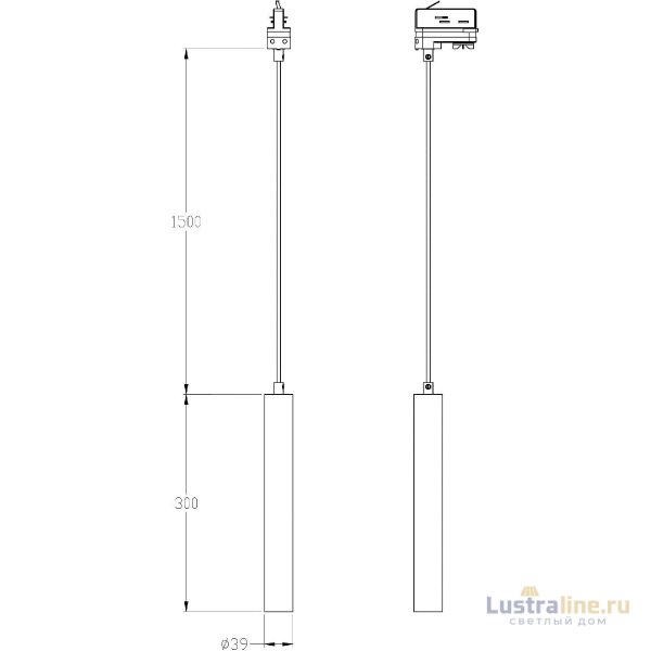 Трековый трехфазный светильник Deko-Light Slim 707133 Трековый трехфазный светильник Deko-Light Slim 707133