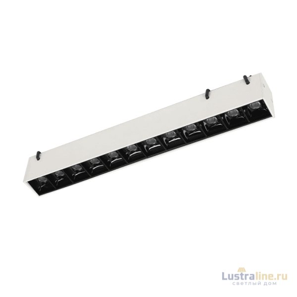 Трековый однофазный светильник Denkirs Belty grill DK5570-WB Трековый однофазный светильник Denkirs Belty grill DK5570-WB