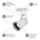 Трековый светильник Эра TR38-GU10 WH Б0053307