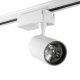 Трековый однофазный светильник AM Group AM227-10W BK 3000K