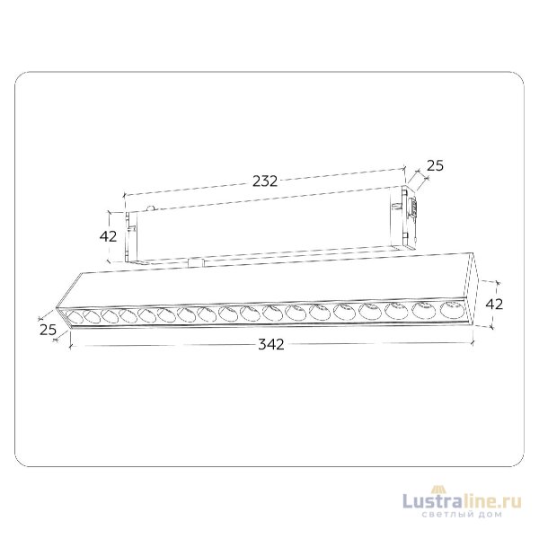 Трековый магнитный светильник Ambrella Light Magnetic 220V GL1352 Трековый магнитный светильник Ambrella Light Magnetic 220V GL1352