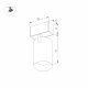 Трековый магнитный светильник Arlight MAG-SPOT-45-R85-7W Day4000 (WH, 24 deg, 24V, DALI) 046585