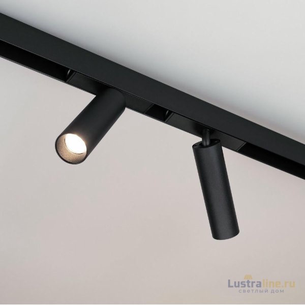 Трековый магнитный светильник Arlight MAG-SPOT-25-R120-12W Day4000 (BK, 30 deg, 24V, DALI) 046320