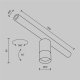 Трековый светильник Maytoni Focus LED C103CL-5W3-6K-BS