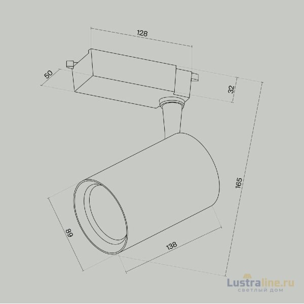 Трековый светильник Maytoni Technical Vuoro TR003-1-15W4K-M-B Трековый светильник Maytoni Technical Vuoro TR003-1-15W4K-M-B