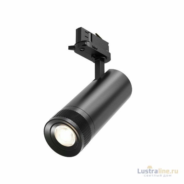 Трековый трехфазный светильник Maytoni Focus Zoom TR198-3-20W2.7K-Z-B Трековый трехфазный светильник Maytoni Focus Zoom TR198-3-20W2.7K-Z-B