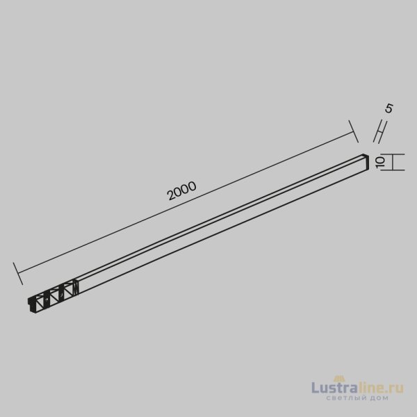 Трековый магнитный светильник Maytoni Flex TR186-1-16W2.7K-B
