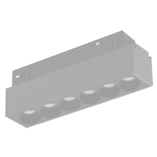 Трековый магнитный светильник iLedex Vision 4822-002-L120-6W-38DG-4000K-BK