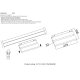 Трековый магнитный светильник Crystal Lux CLT 0.33 002 12W WH M4000K
