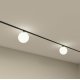 Трековый однофазный светильник Denkirs Smart Moon DK8051-BK