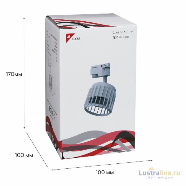 Трековый однофазный светильник Reluce 53018-9.3-001MN GX53 WT