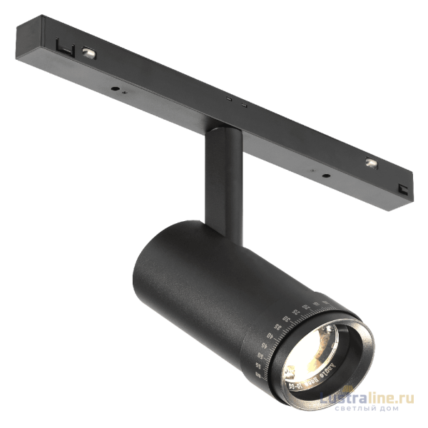 Трековый магнитный светильник iLedex Vision ZOOM 4822-020-D47-10W-10/60DG-3000K-BK Трековый магнитный светильник iLedex Vision ZOOM 4822-020-D47-10W-10/60DG-3000K-BK
