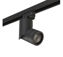 Трековый светильник Lightstar Track 1 black A1T051017 (592017+051017)