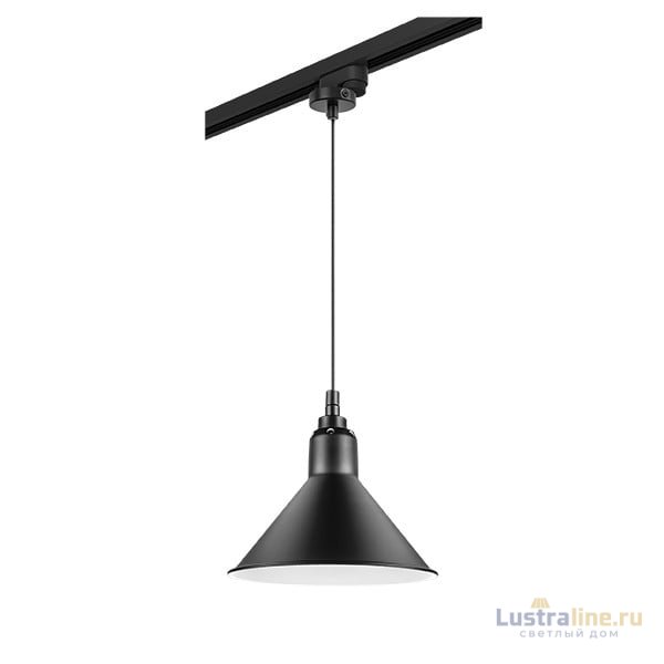 Трековый светильник Lightstar Track 1 black L1T765027 (765027+592007) Трековый светильник Lightstar Track 1 black L1T765027 (765027+592007)