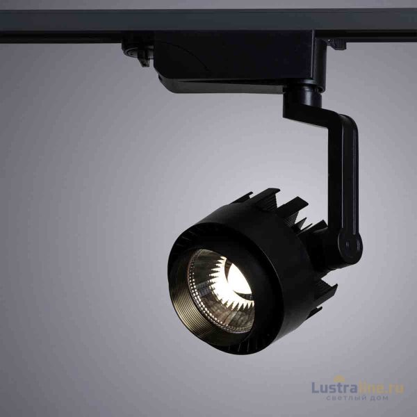 Трековый светодиодный светильник Arte Lamp Vigile A1610PL-1BK Трековый светодиодный светильник Arte Lamp Vigile A1610PL-1BK