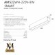 Трековый однофазный светильник AM Group AM522 WH-220V-9W SMART
