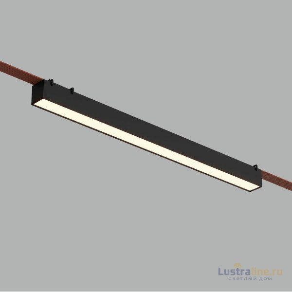 Трековый однофазный светильник Denkirs Belty Linear DK5577-BK Трековый однофазный светильник Denkirs Belty Linear DK5577-BK
