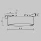 Трековый магнитный светильник Maytoni Zon TR189-1-12W4K-B