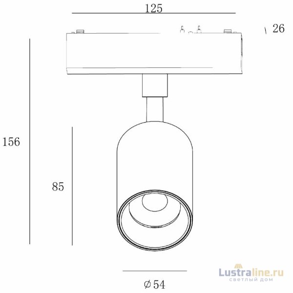 Трековый светильник SWG PRO SL-SLIM-SPWH-15-CCT 022089 Трековый светильник SWG PRO SL-SLIM-SPWH-15-CCT 022089
