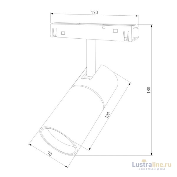 Трековый светильник Elektrostandard Slim Magnetic 4690389178894