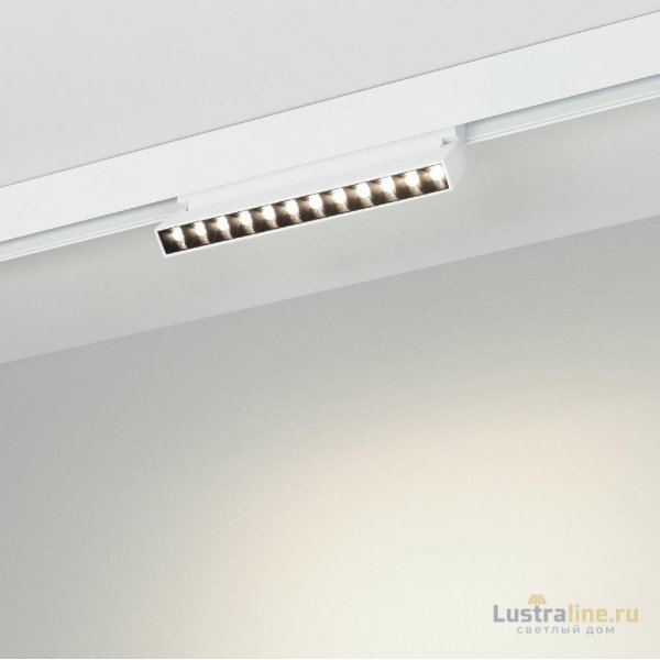 Трековый магнитный светильник Arlight MAG-ORIENT-DOTS-FOLD-S230-12W Day4000 (WH, 30 deg, 48V) 045034