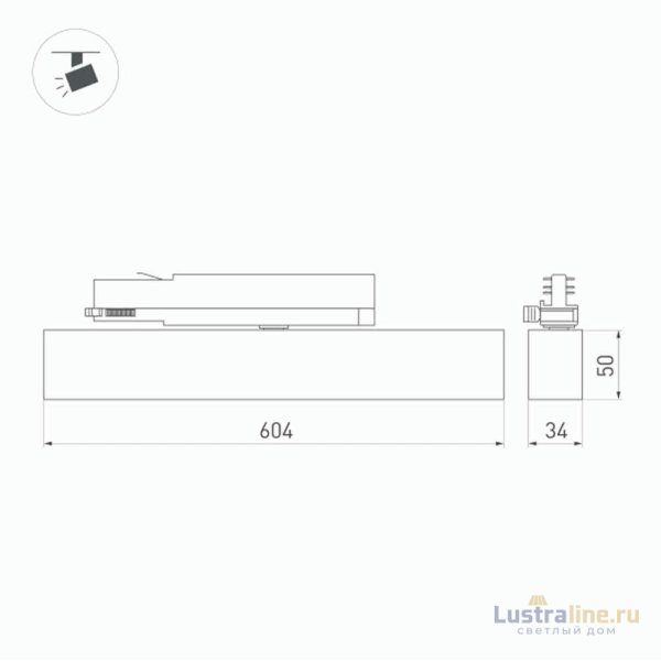 Трековый светильник ArlightLGD-Flat-4TR-S605-25W Day4000 033696(1) Трековый светильник ArlightLGD-Flat-4TR-S605-25W Day4000 033696(1)