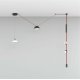 Трековый однофазный светильник Denkirs Belty Flow DK5565-WH+BK