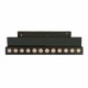 Трековый магнитный светильник Arlight MAG-ORIENT-DOTS-FOLD-S230-12W Warm3000 (BK, 30 deg, 48V, DALI) 041905