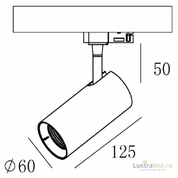 Трековый трехфазный светильник Deko-Light Horus 707095 Трековый трехфазный светильник Deko-Light Horus 707095