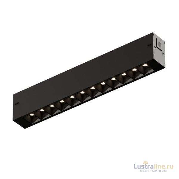 Трековый однофазный светильник Denkirs Simple Grill DK8201-BK Трековый однофазный светильник Denkirs Simple Grill DK8201-BK