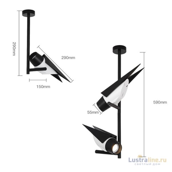 Трековый светильник ImperiumLoft Strizh Track 134743-22 Трековый светильник ImperiumLoft Strizh Track 134743-22
