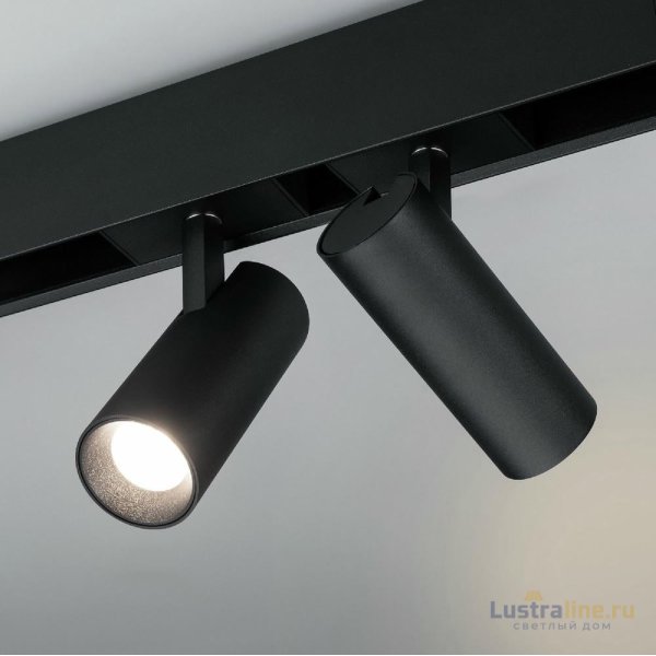 Трековый магнитный светильник Arlight MAG-SPOT-45-R85-12W Day4000 (BK, 36 deg, 24V, DALI) 046592