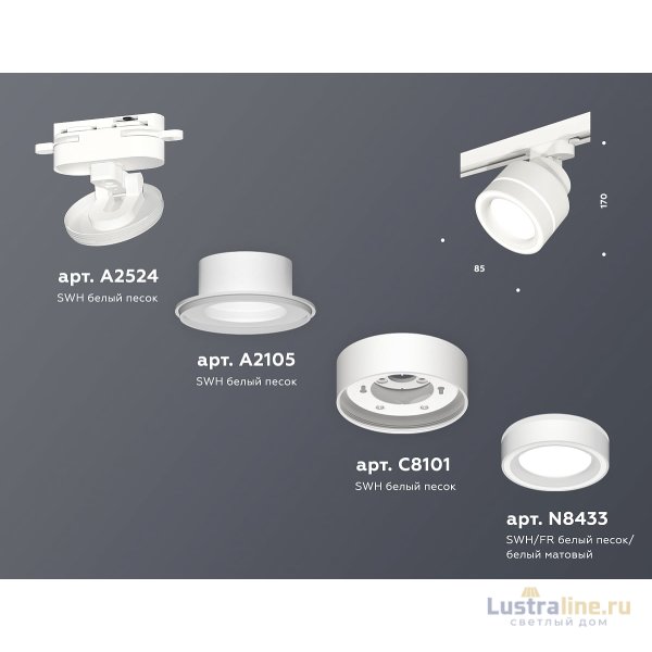 Трековый светильник Ambrella Light Track System XT8101023 (A2524, A2105, C8101, N8433)