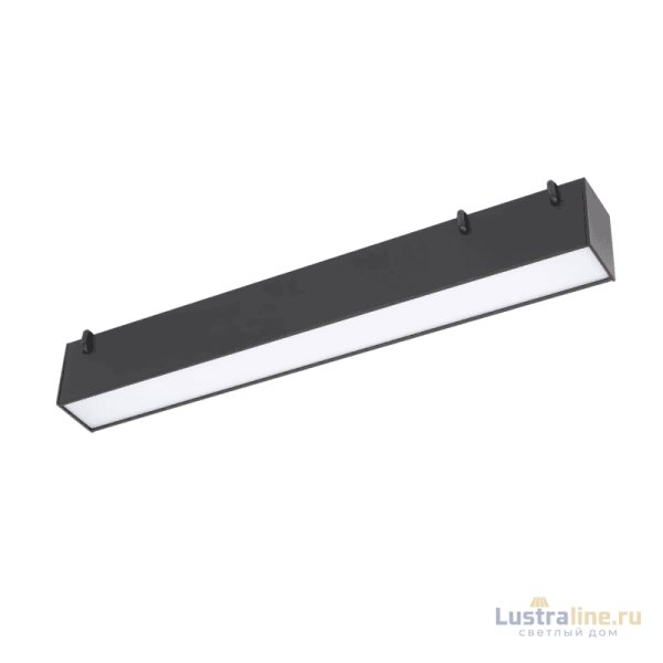Трековый однофазный светильник Denkirs Belty linear DK5574-BK Трековый однофазный светильник Denkirs Belty linear DK5574-BK