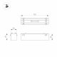 Трековый магнитный светильник Arlight MAG-VIBE-LASER-L101-6W Day4000-MIX (BK, 24 deg, 48V, TUYA Zigbee) 044188