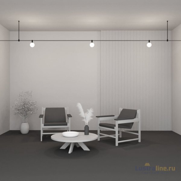 Трековый магнитный светильник Maytoni Luna TR208-1-5W3K-B