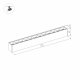 Трековый магнитный светильник Arlight MAG-LASER-45-L320-12W Warm3000 (BK, 15 deg, 24V, DALI) 046528