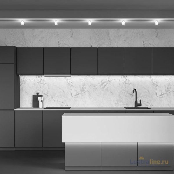 Трековый магнитный светильник Maytoni Bubble TR181-1-4WTW-B