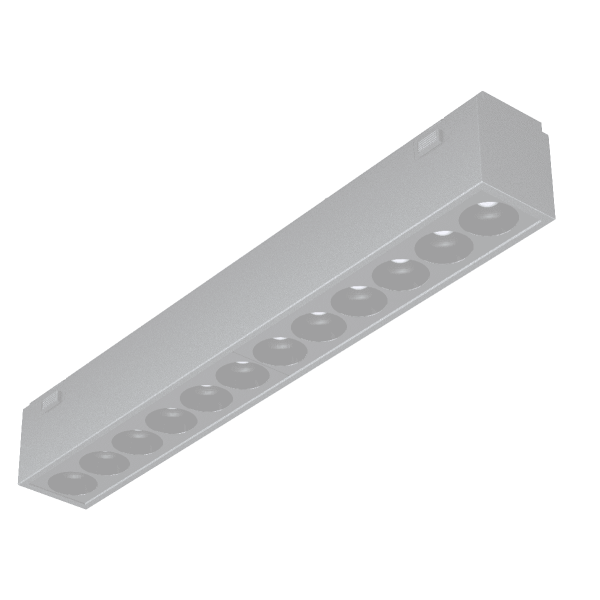 Трековый магнитный светильник iLedex Vision 4825-039-L197-12W-36DG-4000K-BK
