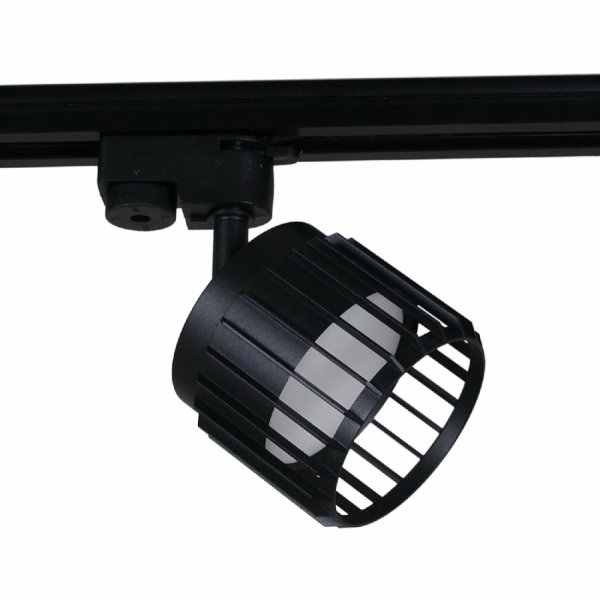 Трековый однофазный светильник Reluce 53018-9.3-001MN GX53 BK